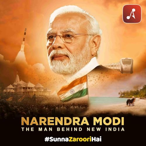 『Narendra Modi - The Man Behind New India』のカバーアート