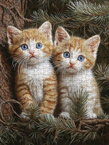 Puzzle de Gato del Bosque Regalo Ideal de 2000 Piezas
