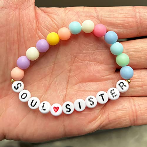 Image of Sister's Big Bracelet Gift, Little Girls' Sister Jewelry