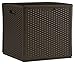 Suncast Outdoor Storage Box - 60 Gallon Java Resin Deck Box Outdoor for Cushions, Towels & Garden Tools, Weatherproof Wicker Design for Deck, Yard, Patio, Pool, or Porch, Made in USA