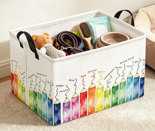 Image of Rectangle Storage Bin,Gift Basket,Room Decor(Markers)