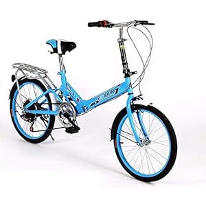 L.HPT 20-inch vouwfiets 6 versnellingen Fietsen Commuter Opvouwbare fiets Dames volwassen student Autofiets Lichtgewicht…