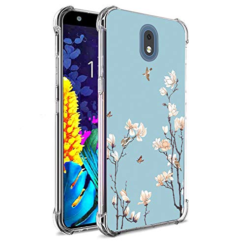 Bereajoy for LG K30 2019 / LG Escape Plus/LG Journey LTE L322DL Case，Ultra-Thin TPU Soft Plastic Anti-Fall Mobile Phone Protection Case Cover for LG K30 2019 (Magnolia)