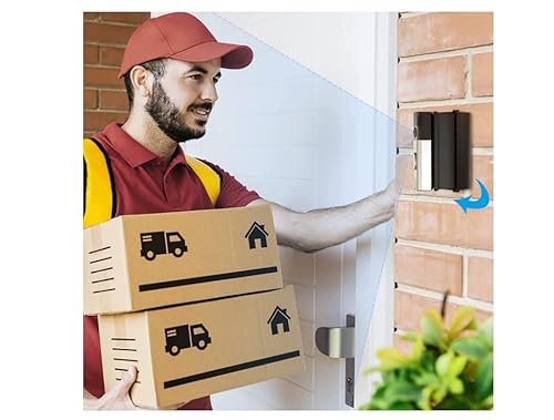 Zahala Battery Einstellbare 30 bis 55 Grad Türklingel Winkel Halterung Kompatibel mit Video Türklingel 2/3/3 Plus/4, Einstellbarer Winkelhalter Video Türklingel Zubehör Kit