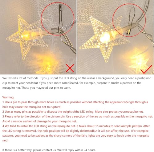HanYun Betthimmel Mädchen mit 100 LED-Star Lichterketten, Moskitonetz für Bett, Bett Baldachin, Ultra große hängende Königin Baldachin Vorhang Netz für Reise Und Zu Hause Indoor Outdoor (Weiß)