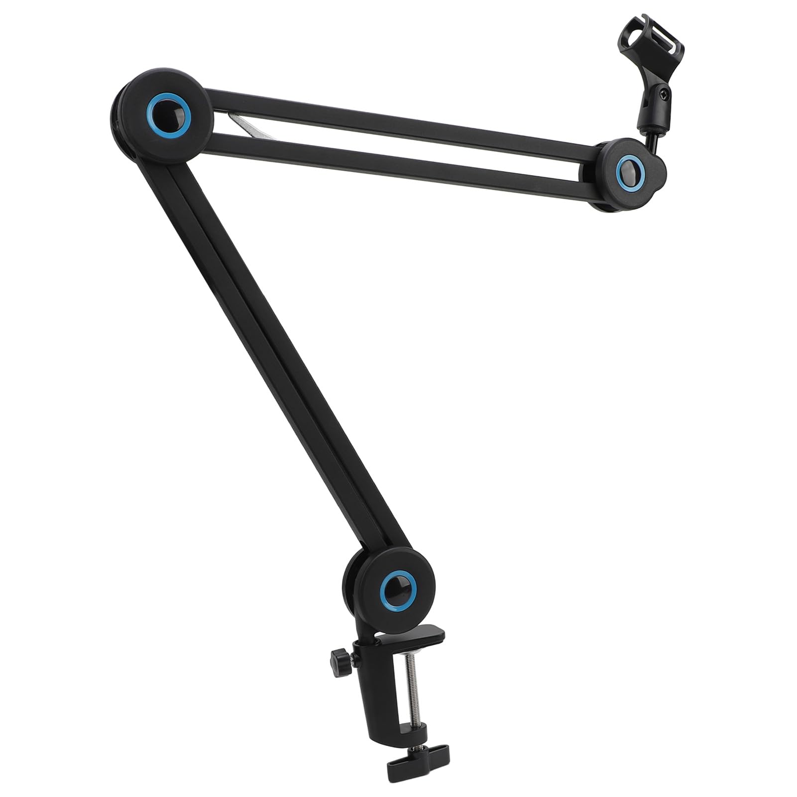 Sxhlseller Soporte para Micrófono con Brazo Articulado, Abrazadera Duradera y Segura, Brazo para Micrófono de Mesa para Espacio de Trabajo de Grabación de Estudio