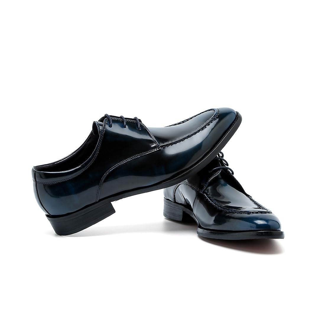 Genérico Derbys Formales Negocios para Hombres Zapatos de Vestir de Uniforme Zapatos de Cuero Pulido con Cordones