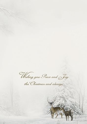 Miniatura 3 de Performing Arts - Tarjetas de Navidad de vida silvestre, diseño de ciervo, tarjeta de Navidad de ciervo, moderna tarjeta de felicitación navideña