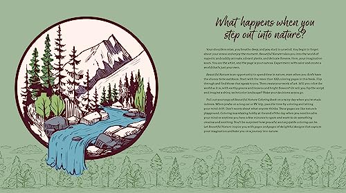 Beautiful Nature Coloring Book: A Coloring Book to Celebrate the Natural World