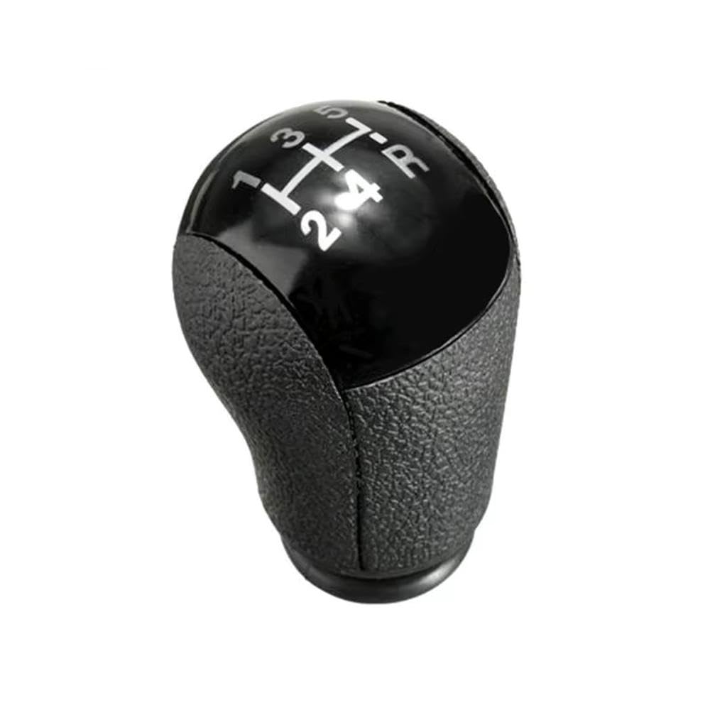 YDXHERTA 5 6Speed Gear Shift Knob for Fiesta MK6 for Focus for Mondeo MK3 for Transit for Galaxy S-MAX C-MAX for Mustang Auto Parts(5-Speed Black)
