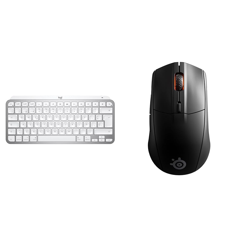 Logitech MX Keys Mini & SteelSeries Rival 3 Wireless Mouse