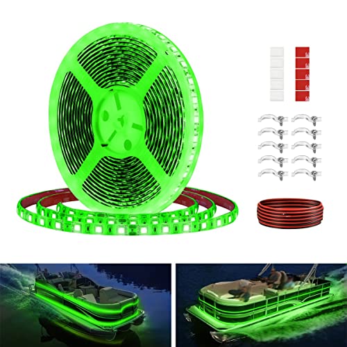 Vbakor Pontoon LED Strip Lights, 12V 5M/16.4FT Waterproof Marine LED