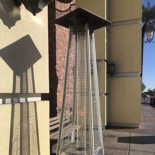 Bexdug Reflektorschild für Pyramid Terrassenheizstrahler | Universelle Ersatzplatte für Pyramiden- Terrassenheizstrahler, Ersatzoberteil für quadratische Außenheizungen für Glas, Rohr, Vermeidung-2