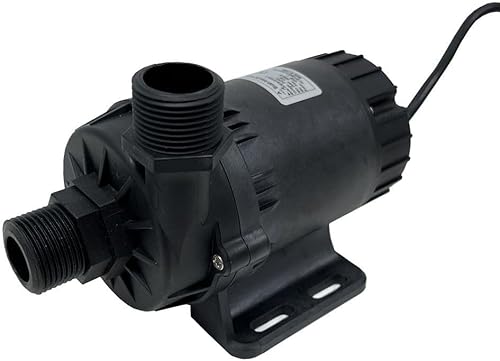 Miniatura 8 de SHYSKY Bomba de agua de CC sin escobillas micro de bajo ruido de 24 V 120 W DC60G-24120A-1, 39.4 ft 39 pies 1003 GPH, velocidadflujo ajustable,