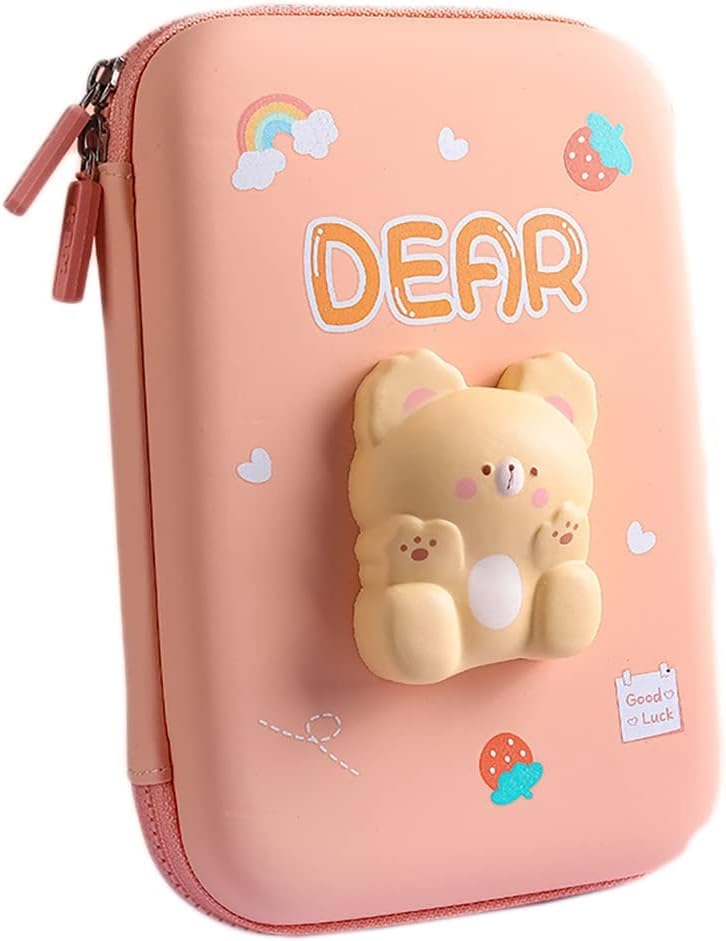 3D Cover Large Capacity Unicorn Pencil Case Compass with Compartments, School Supply Organizer for Students, Stationery Box, Cosmetic Zip Pouch Bag (B0CJVF5QYG) Amazon Price History, Amazon Price Tracker
