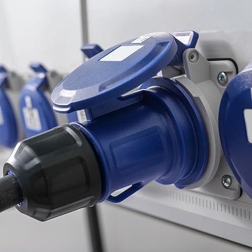 Cetac Air Base + Kabel + T/TL Stecker, 16 A, Cetac Air Base IP44, Blau, 250 V
