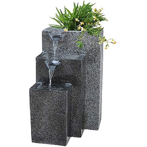 Courtyard Rock Water Fountain by SAC SMARTEN ARTS Cover