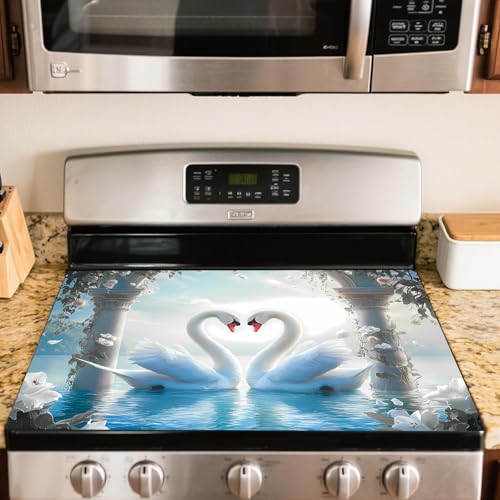 Image of Nuxovilar Swan Heart Stove Cover Diatom Mud 20.47x28.34 In