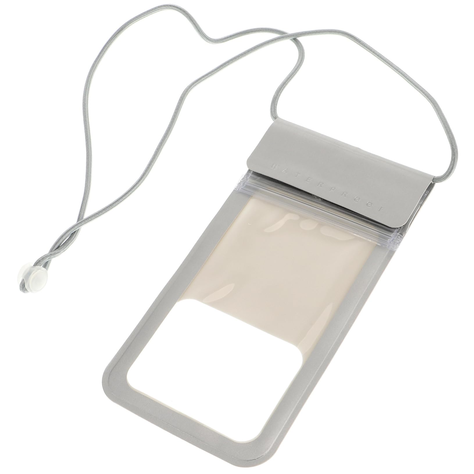 Angoily 1Pc Phone Pouch with Touch Screen Floating Mobile Bag for Swimming Outdoor Activities and Water Sports Compatibility Seamless Bonding Design Silver