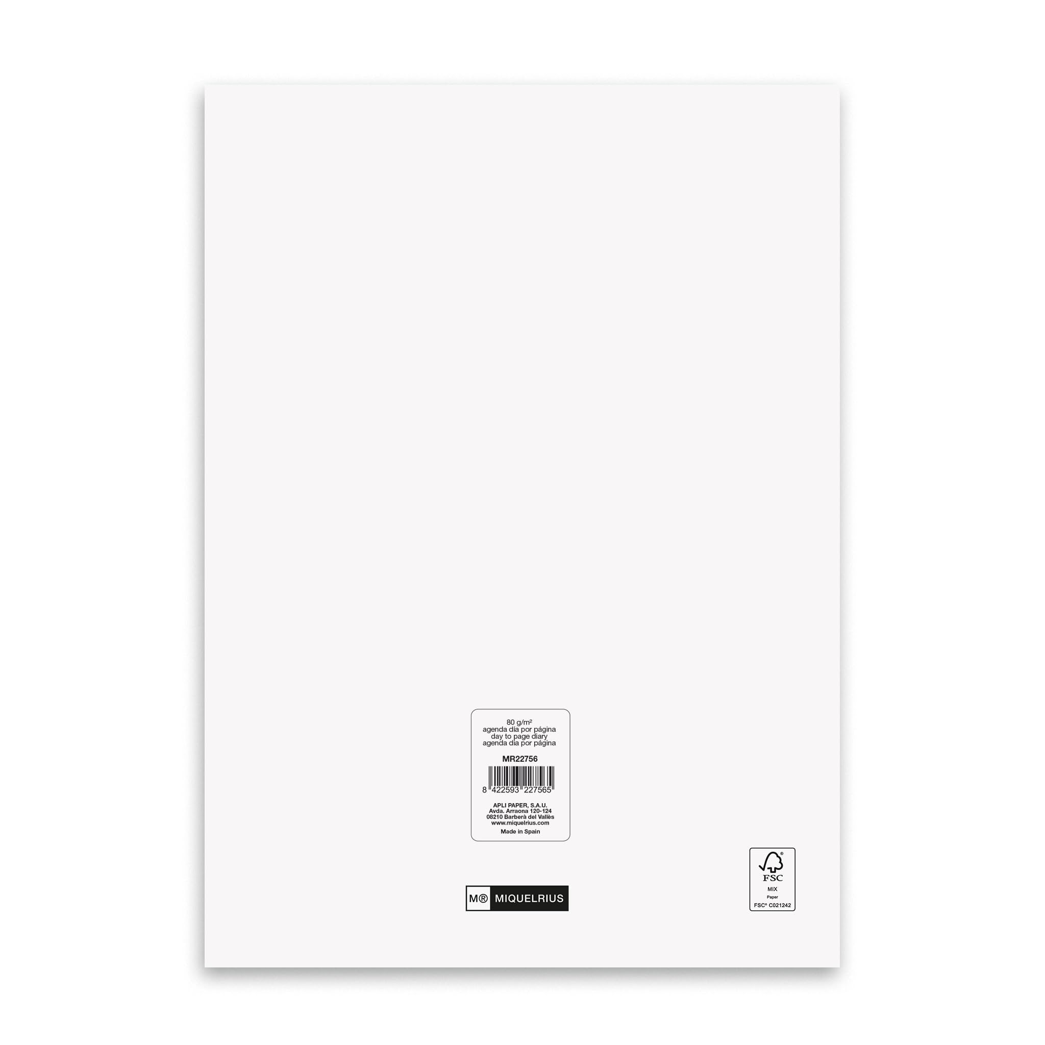 Image secondaire de Recharge Agenda 2026 Miquelrius avec Housse - 1 Jour par Page A5+