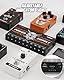 STRICH SPS-40B Wiederaufladbarer Akku Gitarre Effektpedal Netzteil mit eingebautem 10000mAh 10 Ausgängen DC 9V (2x300mA, 8x100mA) Buchsen für Gitarre Bass Pedale, 5V/1A USB Port für Telefon