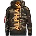Produktbild ALPHA INDUSTRIES Back Print Camo Hoody (L, Woodland camo)