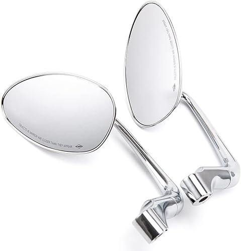 Miniatura 4 de Evomosa Espejo retrovisor universal CNC 0.315 in0.394 in espejo retrovisor lateral retrovisor ajustable