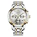 Produktbild LIGE Herren Uhr wasserdichte Edelstahl Analog Quarz Uhr Herren Geschäft Beiläufig Armbanduhr für Männer