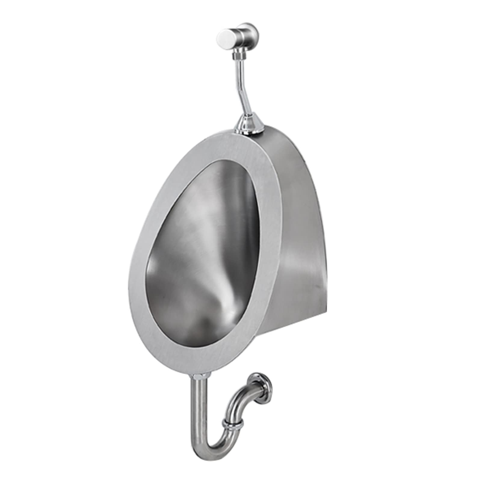 OTQEFTN Wall-Mounted Male Urinal Induction Drainage Public Toilet Urinal,Commercial Bathroom Urinal Funnel Toilet