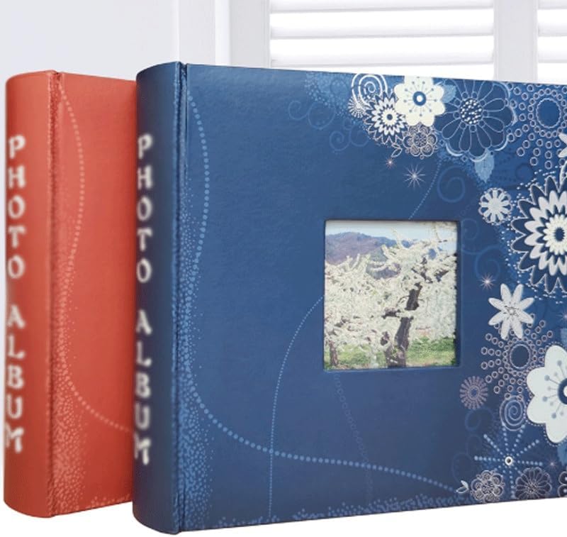 Retro Photo Album Collection Postcard Storage Box Insert Paper Core Book