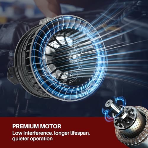 Image of 700070 AC Heater Blower Motor Fan Front Fit for Chrysler Pacifica 2004-2008 ,Town & Country 2001-2007 ,Voyager 2001-2003, for Dodge Caravan Grand Caravan 2001-2007 ,75739, 4885475AB, 4885475AC