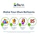22L Helium Tank for Balloons at Home, Disposable Balloon Helium Tank Kit, Inflates Up to 100 Latex Balloons, Portable Balloon Pump for Birthday, Wedding & Party Decorations