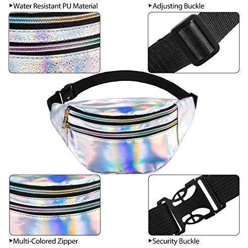 Sac banane holographique résistant pour garder vos affaires en sécurité - 3
