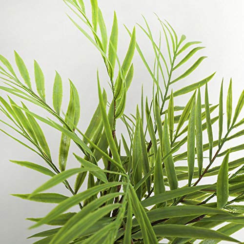 SUXIAO Ins Artificial 15 Hojas Palma Planta árbol Manojo Boda Familia Iglesia hogar Mesa floristería Muebles decoración, A
