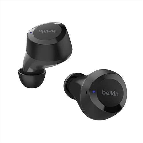 Miniatura 10 de Belkin SoundForm Bolt True Auriculares inalámbricos, carga inalámbrica, IPX4 resistente al sudor y al agua, USB-C, hasta 28 horas de duración de la