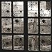 75PCS Spider Web Window Stickers Halloween Decorations Decals - Haunted House Party Supplies Ornaments-6 sheets