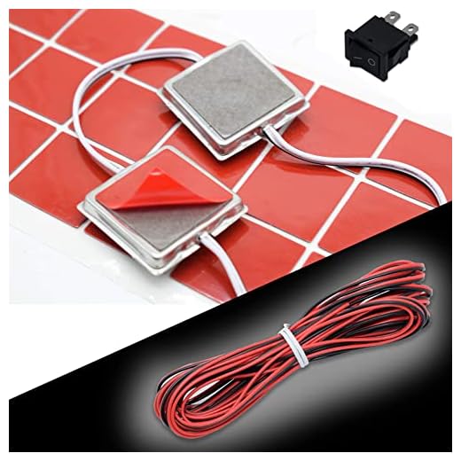 Ruesious Luces Interiores del Coche 12V LED Luces de Tira del Vehículo Domo Iluminación del Techo 80 LED