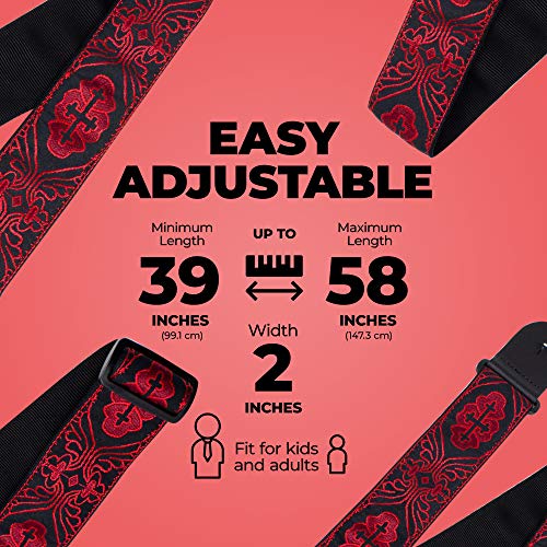 Perris Couros TWS-7071 Jacquard correia de guitarra - 2