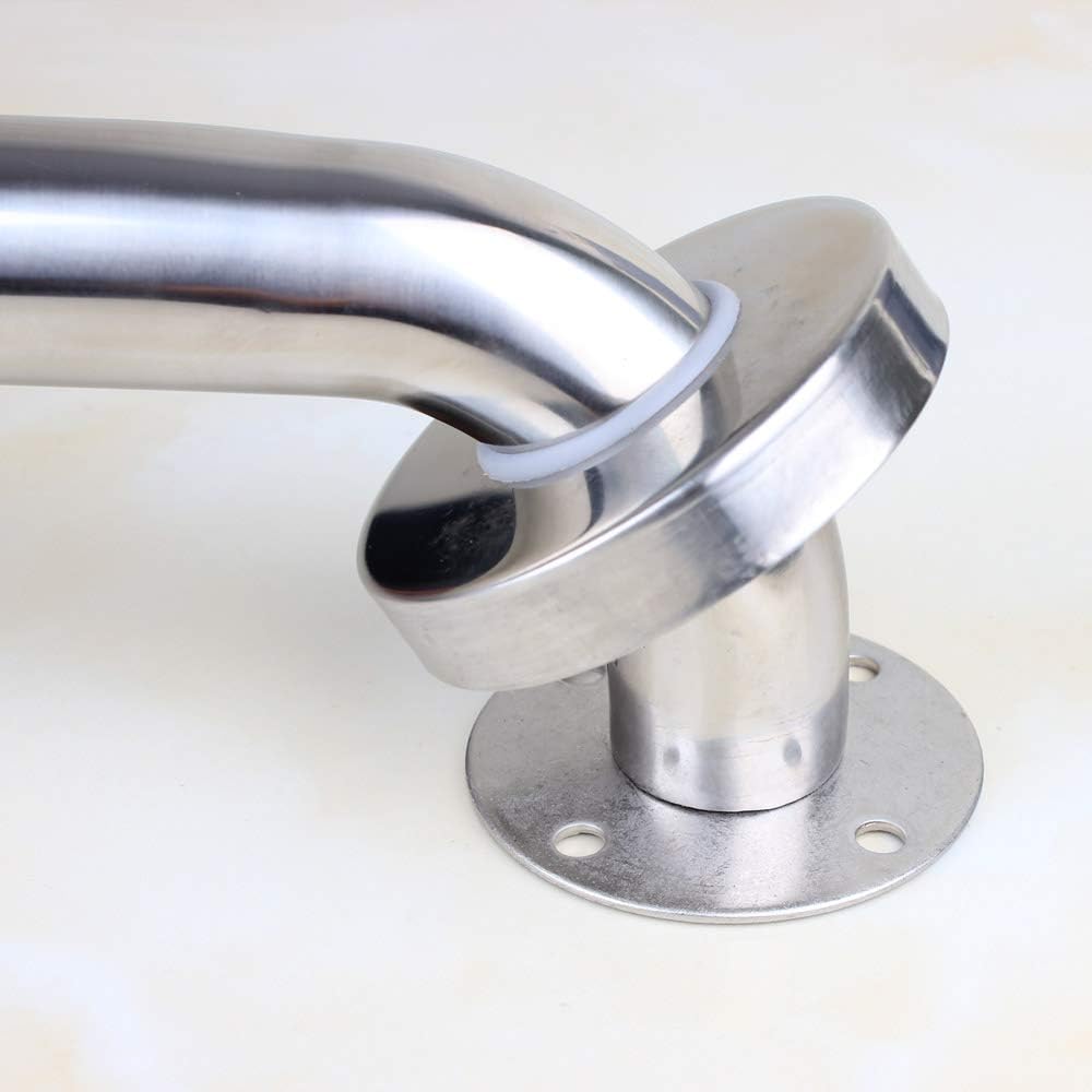 36-inch Knurled Bathtubs Shower Grab Bar, 1.25-Inch Diameter Elderly Bathroom Saftey Hand Rail, Great for Towel Bar, Door Handle, Anti-Slip Design, Brushed Nickel finishes (36 Inch)