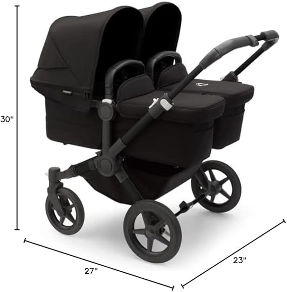 Bugaboo Donkey 5 Bassinet Fabric Complete RW Fabric US Midnight Black
