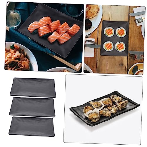 Juego de 3 Platos Rectangulares para Sushi Garneck miniatura 5