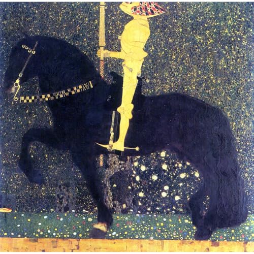 Impression giclée roulée La vie d'une lutte Klimt pour habiller un grand mur vide