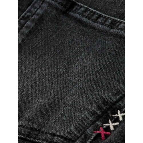 Girls' Wide Leg Wave Jeans in Black by Scotch & Soda3