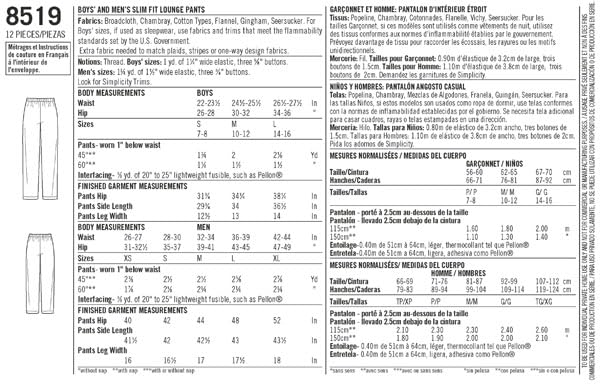 SIMPLICITY CREATIVE CORP S-L/XS-XL Simplicity Pattern3