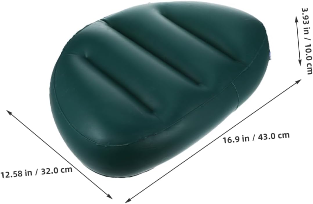WOONEKY 3pcs Inflatable Boat Cushion Seat for Paddleboard Lake Floats Accessories