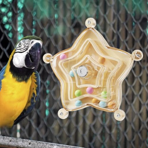 Drehbares Vogelrad, Spielzeug zur Bereicherung von Vögeln, Spielzeug für Papageien, sicheres Haustierzubehör für Aras, Hund