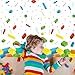 3 Pcs Building Blocks Tablecloth 105 x 54 inches - Building Blocks Theme Party Decorations Disposable Plastic Table Cover for Children Kids Birthday Party Decor Supplies Favors (White)
