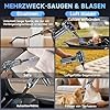 Aspirapolvere a Mano – 24000pa Mini Aspirapolvere Senza Fili per Auto, Forte, per PC, Casa, Cucina, Fessure, Angoli, Aspiratore a Mano, Può Servire Come Pompa ad Aria e Soffiatore di Polvere,6000mAh