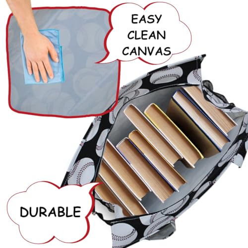 Image of NGIL Sport Themed Prints Large Travel Caddy Organizer Tote Bag