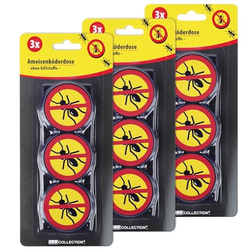 APXEL Ameisenköder,9PCS Ungiftige Ameisenfalle Klebefalle zur Überwachung von Ameisen – Geruchslos, sicher für Kinder & Haustiere (B)